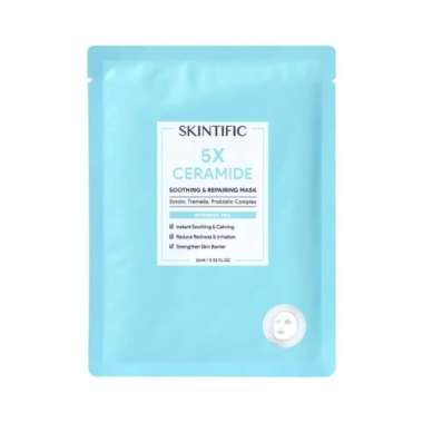 SKINTIFIC 5X CERAMIDE SOOTHING & REPAIRING MASK 26 ML