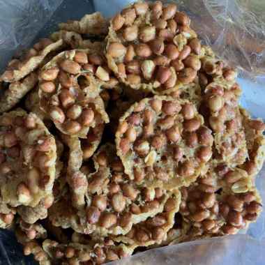 [ 500 gr ] Peyek Kacang Bulat | Cemilan Tradisional Peyek Kacang Tanah | Aneka Cemilan dan Snack ONL