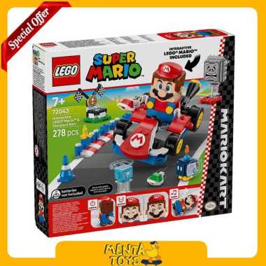 LEGO Super Mario 72043 Mario Kart – Interactive LEGO Mario & Standard Kart