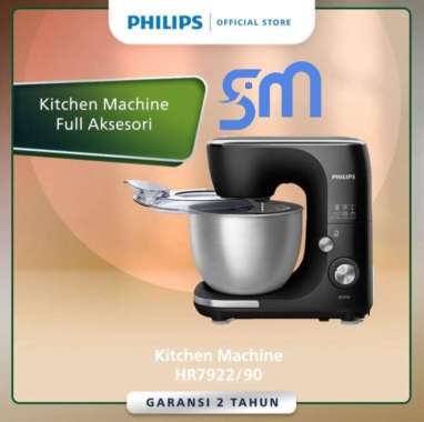 Stand Mixer Philips HR-7922/90 Kitchen Machine Pengaduk Adonan 5 L HR7922