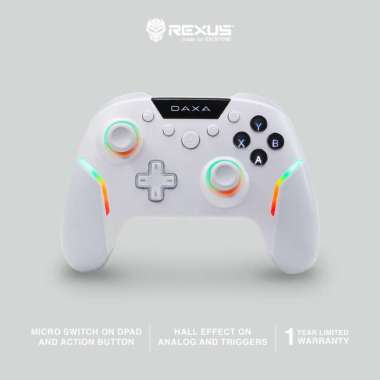 Gamepad Rexus Daxa Borion AX8 Gamepad Bluetooth Wireless - Gyro Sensor & Mechanical Switches