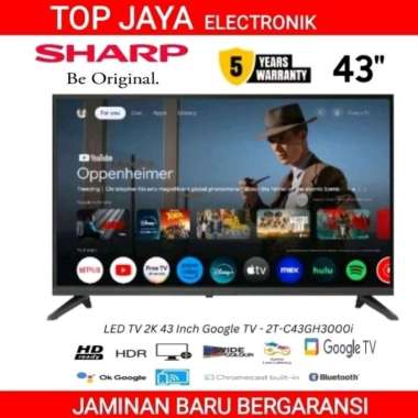 LED TV SHARP 43 INCH SMART GOOGLE NEW SERIES BUBBLE WRAPP