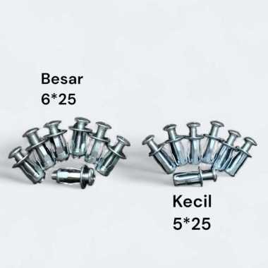 UneedTools Jack Nut 10 Pcs /Rivet Plat Metal Sekrup M5 / M6 Rivet Fiser Mur Baut Drat Sekrup, Rifet 