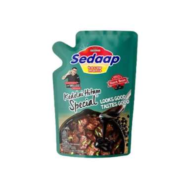 Sedaap Kecap Manis Kedelai Hitam Spesial Pouch 728 gr