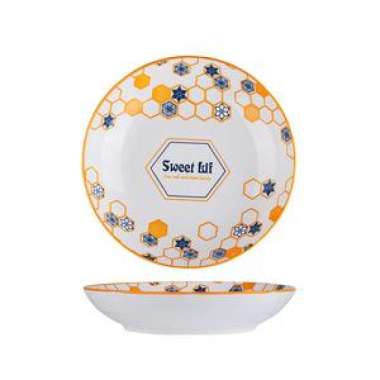 MIX Piring Makan Keramik Cantik 20cm plate 8 inch bohemian lucu cantik L