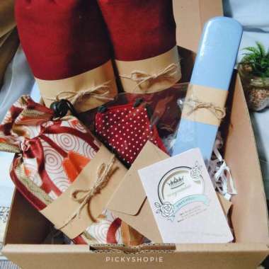 HAMPERS MUKENA DEWASA DAN NEW NORMAL KIT KADO ULANG TAHUN PERNIKAHAN Army