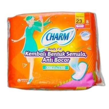 Charm Body Fit Extra Maxi Non Wings 23 cm isi 8 Pads