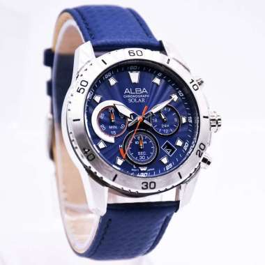 Alba Active AZ50 Series - Jam Tangan Pria Alba Kronograf Tali Rantai dan Tali Kulit Original AZ5017X