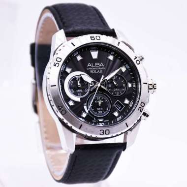 Alba Active AZ50 Series - Jam Tangan Pria Alba Kronograf Tali Rantai dan Tali Kulit Original AZ5019X