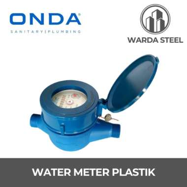 Meteran Air ONDA Plastik 1/2" - Water Meter Plastic Nano 1/2" ONDA PDAM