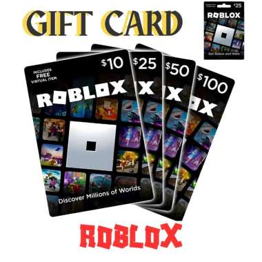 ROBUXS CARD ROBLOX Termurah Gift Card Roblox 4500