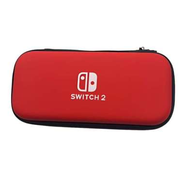 Tas Nintendo Switch 2 / Pouch Nitendo Switch 2 / Storage Bag Hardcase Carrying Case Merah