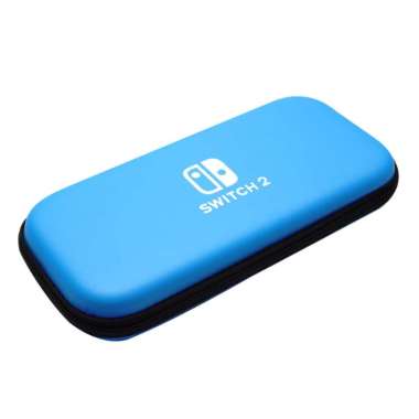 Tas Nintendo Switch 2 / Pouch Nitendo Switch 2 / Storage Bag Hardcase Carrying Case Biru