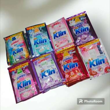 Soklin Liquid jumbo 1 renceng isi 7 sachet Sakura Strawberry