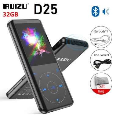 RUIZU D25 32GB NEW VERSION MP3 MP4 Player Bluetooth 5.0 HIFI Music Video Lossless Audio Walkman 2.4
