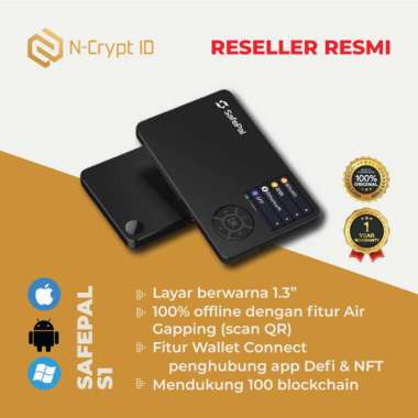Safepal S1 / Hardware Wallet / Cryptocurrency / Dompet Kripto / Bitcoin BTC / BNIB S1 Only