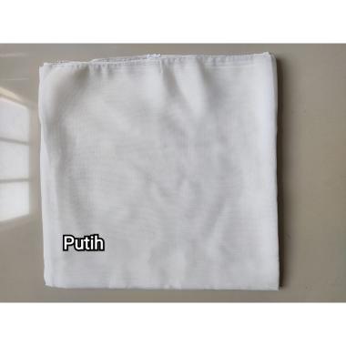 AliMaMa - BELLA SQUARE TERMURAH - Jilbab Segi Empat Polycotton - Hijab Segiempat Murah Medan PUTIH