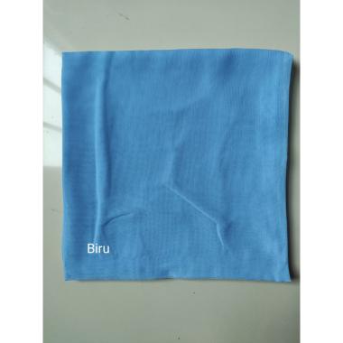 AliMaMa - BELLA SQUARE TERMURAH - Jilbab Segi Empat Polycotton - Hijab Segiempat Murah Medan BIRU LA