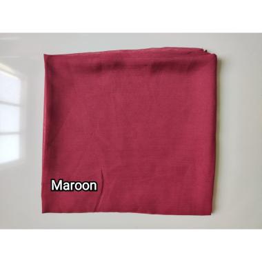 AliMaMa - BELLA SQUARE TERMURAH - Jilbab Segi Empat Polycotton - Hijab Segiempat Murah Medan MAROON