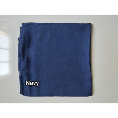 AliMaMa - BELLA SQUARE TERMURAH - Jilbab Segi Empat Polycotton - Hijab Segiempat Murah Medan NAVY