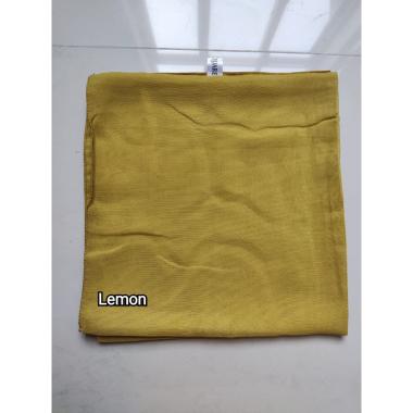 AliMaMa - BELLA SQUARE TERMURAH - Jilbab Segi Empat Polycotton - Hijab Segiempat Murah Medan LEMON