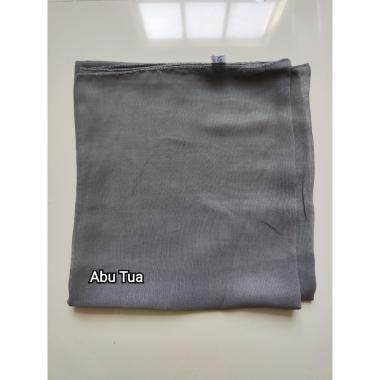 AliMaMa - BELLA SQUARE TERMURAH - Jilbab Segi Empat Polycotton - Hijab Segiempat Murah Medan ABU TUA