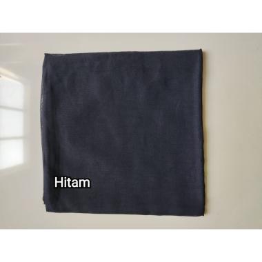 AliMaMa - BELLA SQUARE TERMURAH - Jilbab Segi Empat Polycotton - Hijab Segiempat Murah Medan HITAM