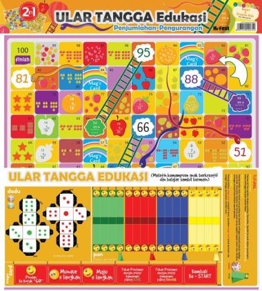 ular tangga edukasi hifest penjumlaha & pengurangan