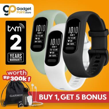 Garmin Vivo Smart Vivosmart 5 (Small/Medium) - Garansi TAM 2 Tahun hitam