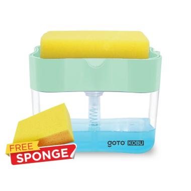 Goto Kobu Sponge Dispenser Holder Spons Tempat Sabun Cuci Piring Pink warna