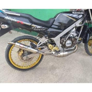 Knalpot Racing 2Tak Creampie Crimpi Ninja R Rr Ss Stainlis Murni