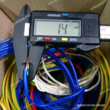 kabel tunggal NYA 1.5 mm merek Eterna / kabel engkel kawat tembaga warna Biru