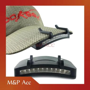 MURAH Senter Klip Topi LED Clip Headlamp
