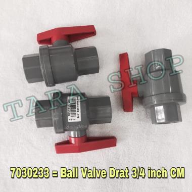 STOP KRAN/BALL VALVE PVC DRAT 3/4 INC CM-7030233