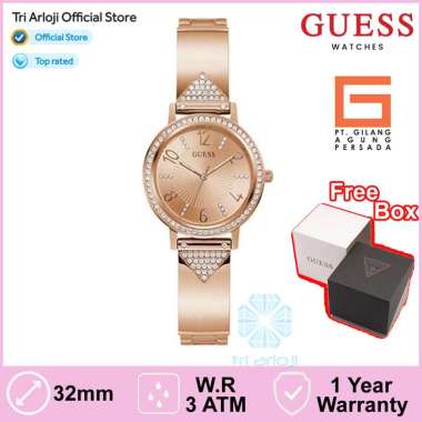 Guess Watches GUESS GW0474L3 Original TRI LUXE Jam Tangan Wanita Analog Rose Gold