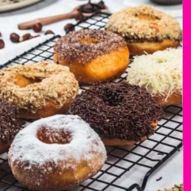 Donat Jadul Topping Gula Snow
