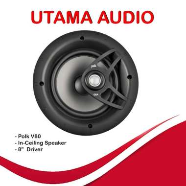 Jual Polk Audio V80 8 High Performance Atmos Ceiling Speaker Di