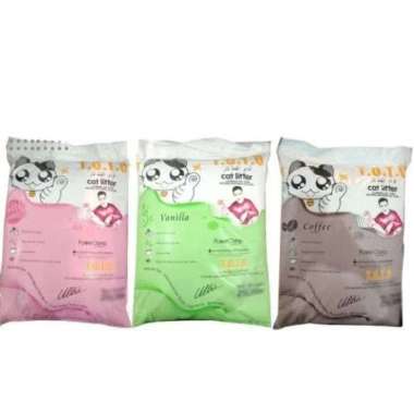 Pasir Kucing Merk Toto 10 lt Gumpal Wangi Baim Wong BubbleGum