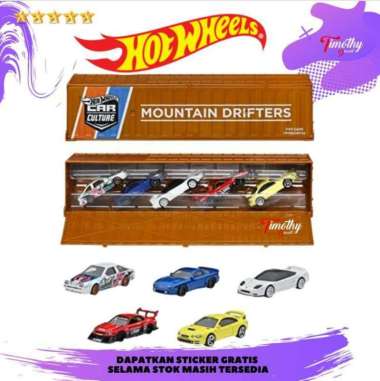 Hot Wheels Premium Mountain Drifters Countainers R34 AE86 Celica