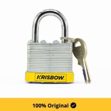 Krisbow Padlock Gembok Laminasi Short Shackle Trsp40S
