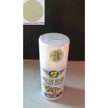 Cat semprot pylox pilox merk RJ london warna lemari es pearl white
