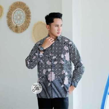 Couple Aleeya Dress Batik Couple Lebaran Couple Kondangan Muslim M Kemeja Pink