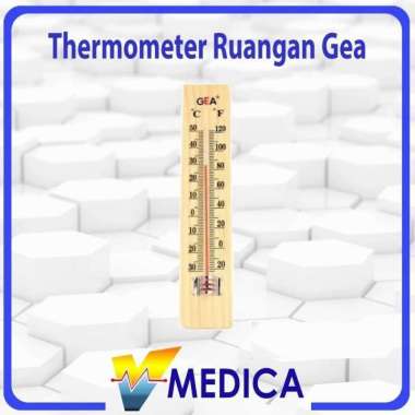 Thermometer Ruangan Kayu Gea S 092 Wooden / Thermometer Dinding