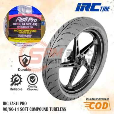 Ban Luar IRC Tire Fasti Pro Soft Compound 90/80 Ring 14 Tubeless Motor
