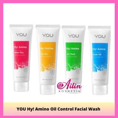 YOU Hy! Amino Oil Control Facial Wash | Pembersih Wajah AC-Ttack Anti-Acne