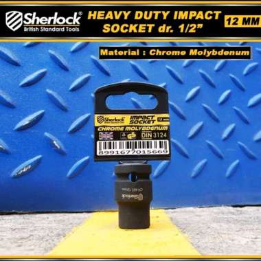Kunci Mata Sok Pukul dr 1/2" Sock/Impact Shock Sherlock 8mm - 24mm Impact-std17