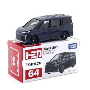 TOMICA TOYOTA VOXY BLACK #64 TAKARA TOMY DIECAST MOBIL MPV SUV FAMILY CAR KADO MAINAN ANAK DIECASTER
