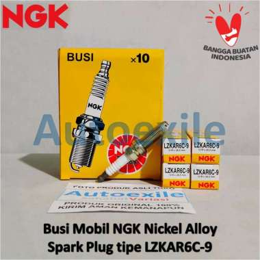 Busi Mobil NGK Nickel Alloy LZKAR6C-9 Original Spark Plugs LZKAR6C9 Standard Datsun Cross Datsun Go
