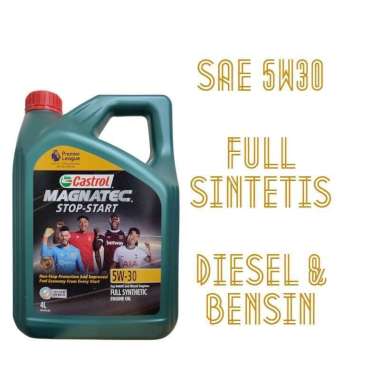 Castrol Magnatec 5W30 4 liter Oli Full Sintetis Diesel Bensin -