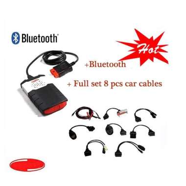 DS150E USB-Bluetooth Full Set Car Scanner + Adapter Cables Double Board